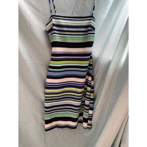 Striped Mini Dress Size Medium
